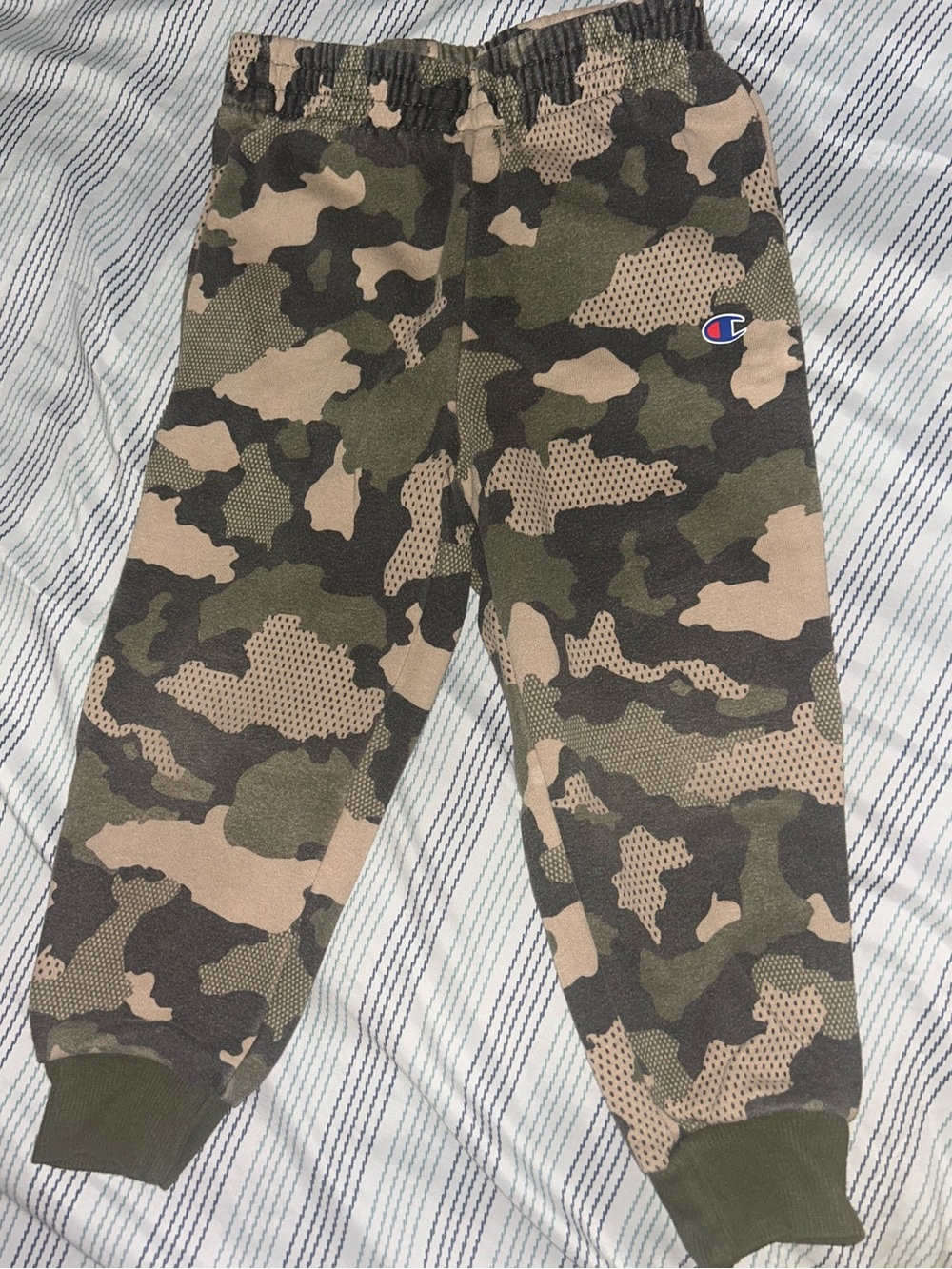 Champion Kids Camouflage Joggers in Green and Tan